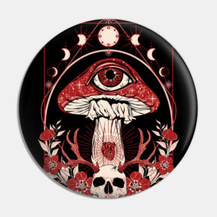 Mystical Mycology Pin