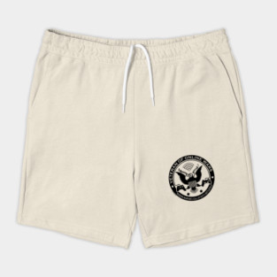 Veteran of Online Wars - Black logo Shorts