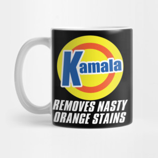Kamala Removes Nasty Orange Stains Mug