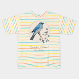 Mountain Bluebird Kids T-Shirt