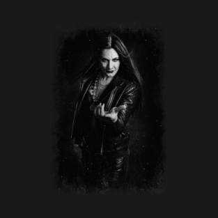 Floor Jansen // 80s 90s Vintage Distressed T-Shirt