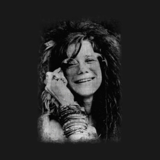 Janis Joplin // 80s 90s Vintage Distressed T-Shirt