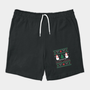 Christmas Lacrosse Lax Player Ugly Christmas Xmas Shorts