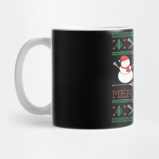 Christmas Lacrosse Lax Player Ugly Christmas Xmas Mug