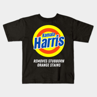 Kamala-Removes-Stubborn-Orange-Stains Kids T-Shirt