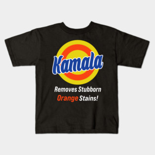 Kamala-Removes-Stubborn-Orange-Stains Kids T-Shirt