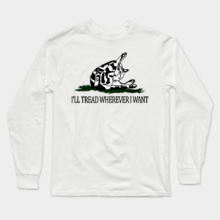 Kamala Lady Cat 2024 I'll Tread Wherever I Want Long Sleeve T-Shirt