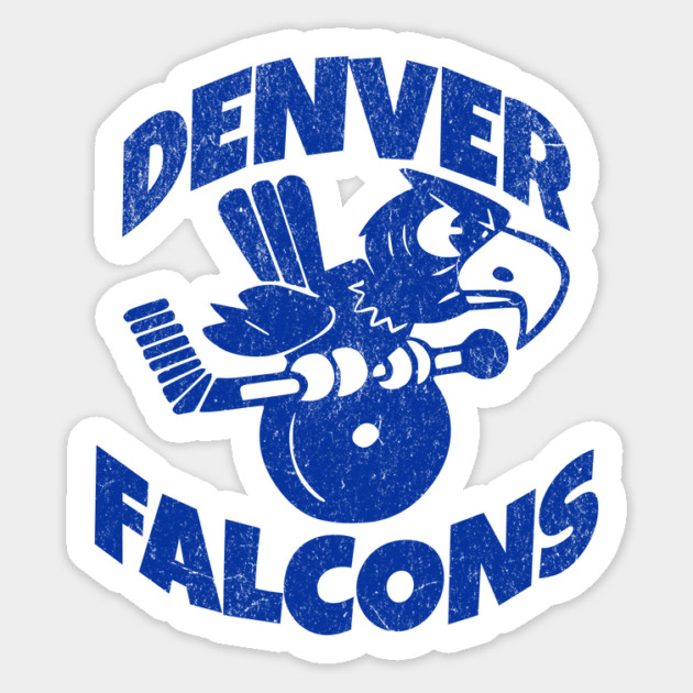 Retro Hockey - Denver Falcons Hockey Team - USHL Fifties Magnet by Yesteeyear
