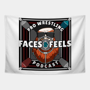 Faces & Feels Cast Logo Tapestry