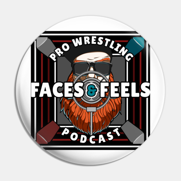 Faces & Feels Cast Logo Pin by Count Out! Network