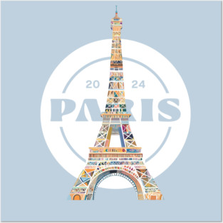 Olympics 2024 Paris Gold Posters and Art