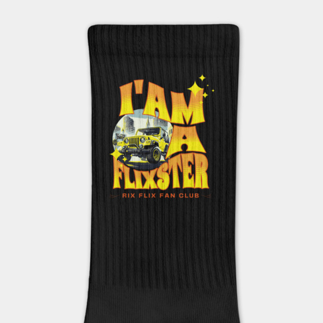 I'am a Flixster Yellow Jeep Rix Flix Fan Art by Joaddo