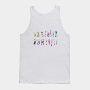 Teeth Diagram Tank Top