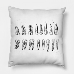 Teeth Diagram Pillow