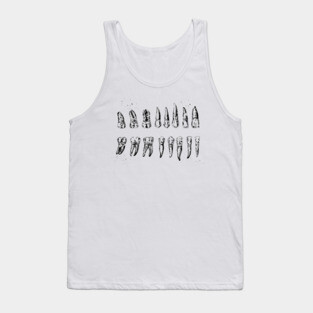 Teeth Diagram Tank Top
