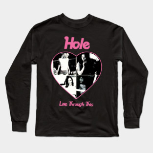 Hole Band Long Sleeve T-Shirt