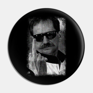 Dale Earnhardt // 80s 90s Vintage Distressed Pin