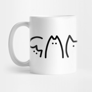 Kamala Cat Typography Alphabet Cute Funny Saying Quote Women Mug