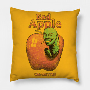Red Apple Cigarettes Pillow