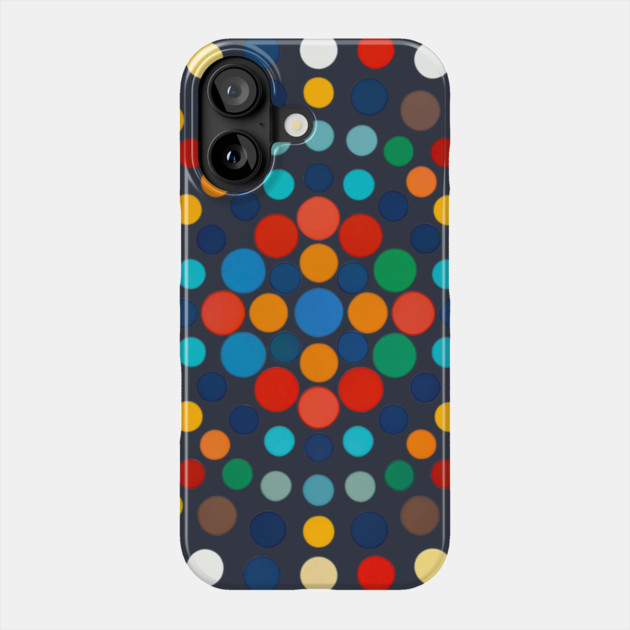 Polka Pulse: Color Rhythm Phone Case by DonWillisJrArt