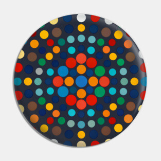 Polka Pulse: Color Rhythm Pin