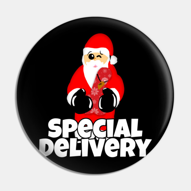 Special Delivery Naughty Santa Dildo Sex Toy Pin by belownormal
