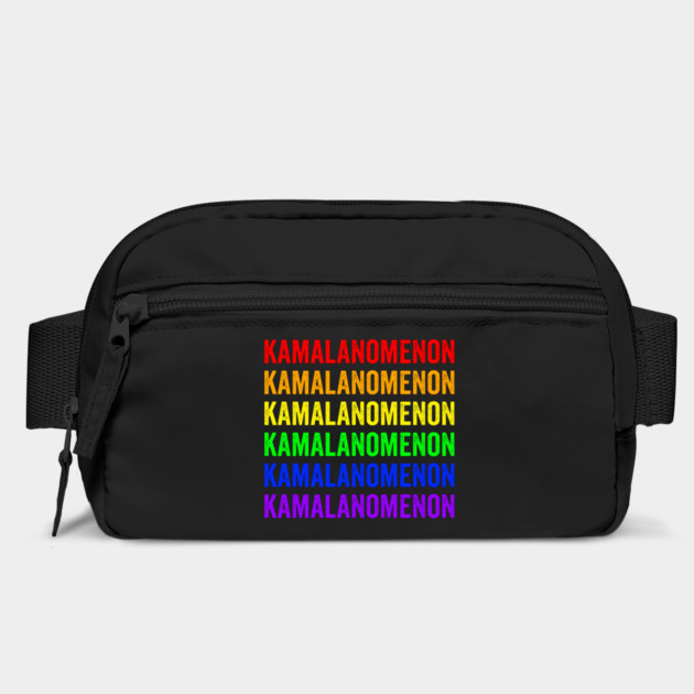 Kamalanomenon Kamala Nomenon Phenomenon, rainbow design. Distressed text in colorful letters. Kamalanomenon by Luxinda