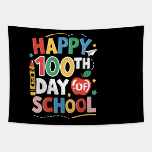 100-days-of-school Tapestry