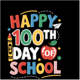100-days-of-school Posters and Art