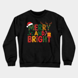 Merry-and-bright Crewneck Sweatshirt
