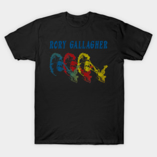Retro Style 80s Rory Gallagher T-Shirt