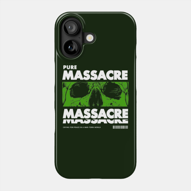 PURE MASSACRE Phone Case by artslaves