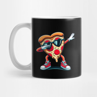 Funny Dabbing Pizza, Love Eating Pizza Mug