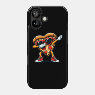 Funny Dabbing Pizza, Love Eating Pizza Phone Case
