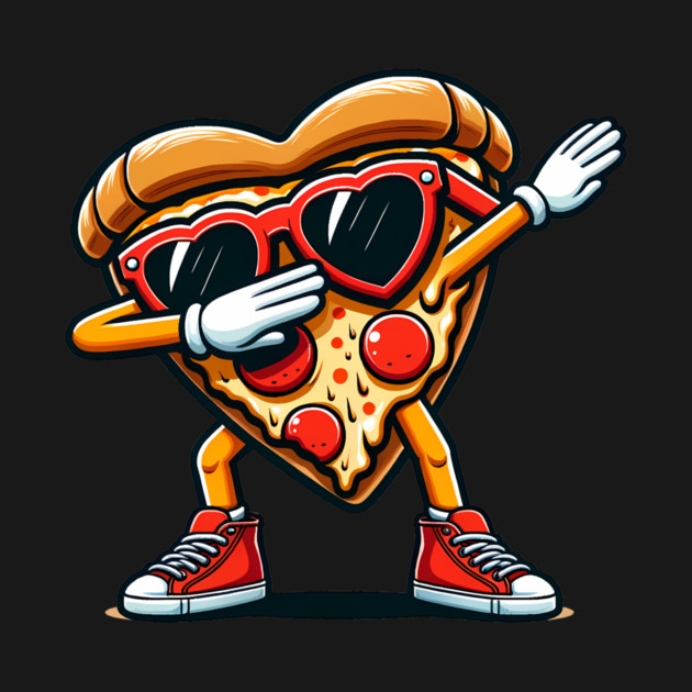 Funny Dabbing Pizza, Love Eating Pizza by logiamerch