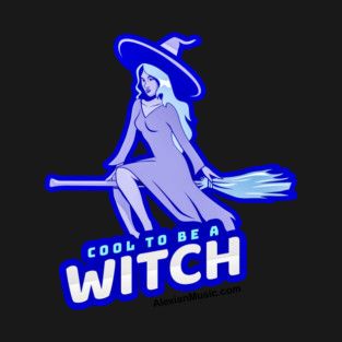 Cool to Be a Witch Flying Broom T-Shirt