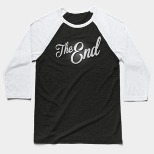 The End Vintage Film Frame Baseball T-Shirt