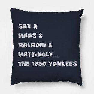 The 1990 NYY Pillow