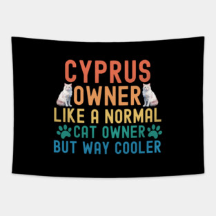 Cyprus Cat Owner Tapestry