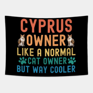 Cyprus Cat Owner Tapestry