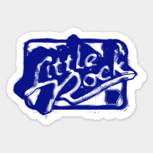 Little Rock - Messy Vintage Logo Sticker