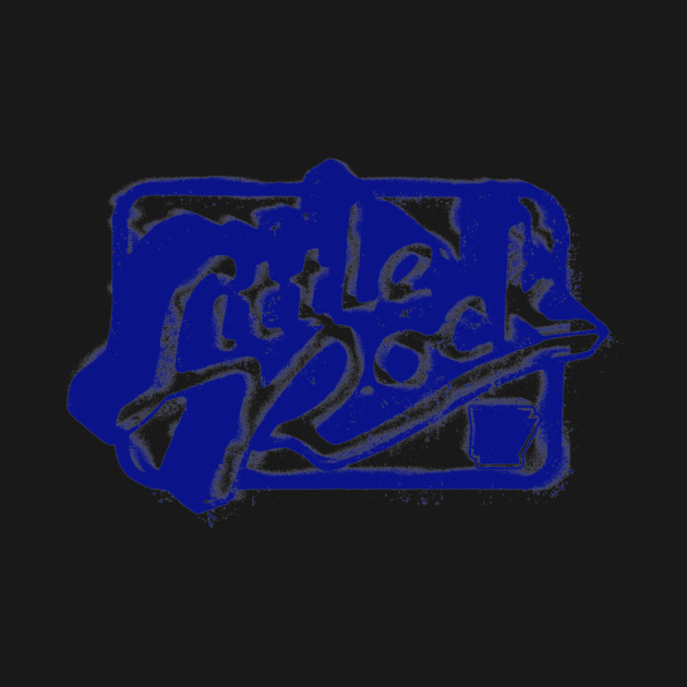 Little Rock - Messy Vintage Logo by rt-shirts
