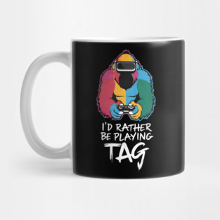 I'd Rather Be Playing Tag Gorilla Monke Tag Gorilla VR Gamer Mug
