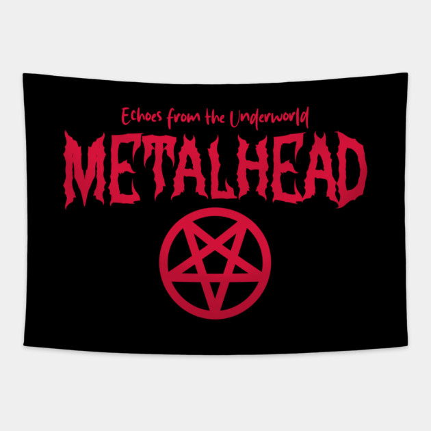 METALHEAD Tapestry by artslaves