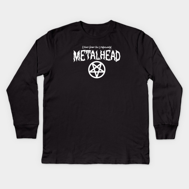 METALHEAD Kids Long Sleeve T-Shirt by artslaves