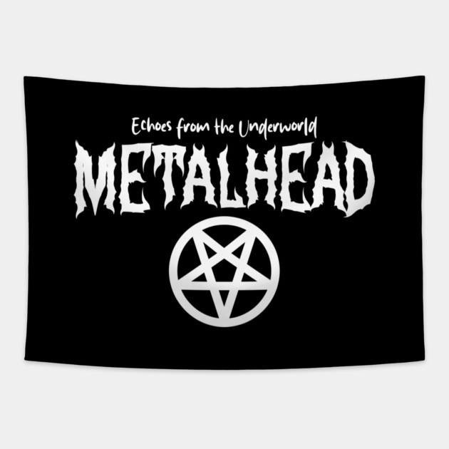 METALHEAD Tapestry by artslaves