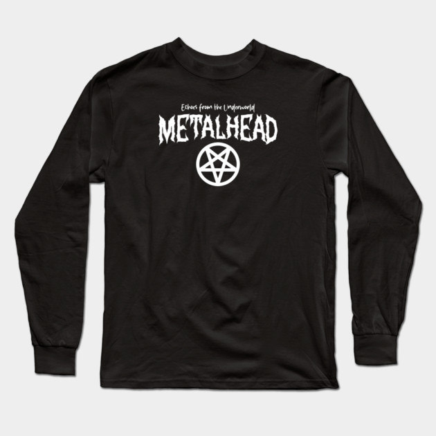 METALHEAD Long Sleeve T-Shirt by artslaves