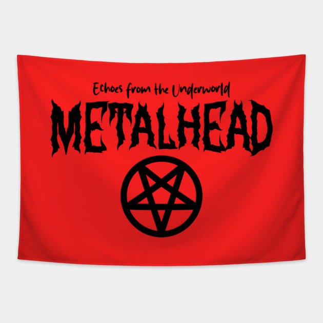 METALHEAD Tapestry by artslaves