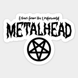 METALHEAD Sticker