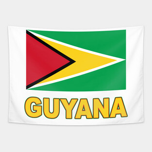 The Pride of Guayana - National Flag Design Tapestry
